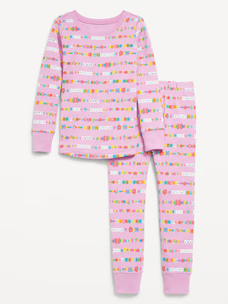 Printed Snug-Fit Pajama Set for Toddler & Baby | Old Navy (US)
