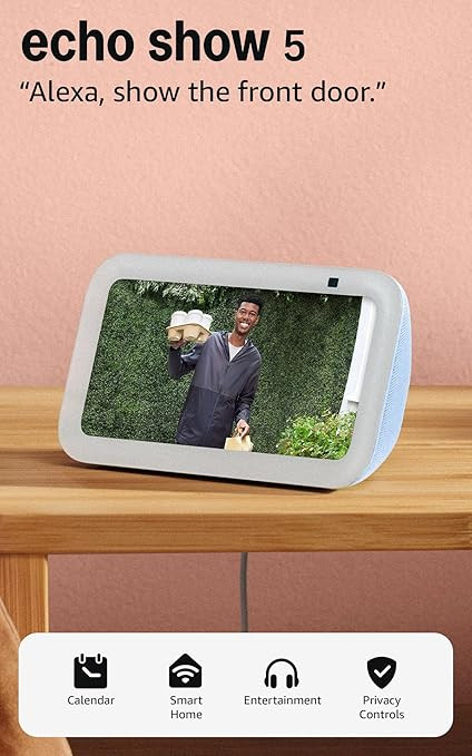 Amazon Echo Show 5 (newest model), Smart display with Alexa+ Early Access, 2x the bass and cleare... | Amazon (US)