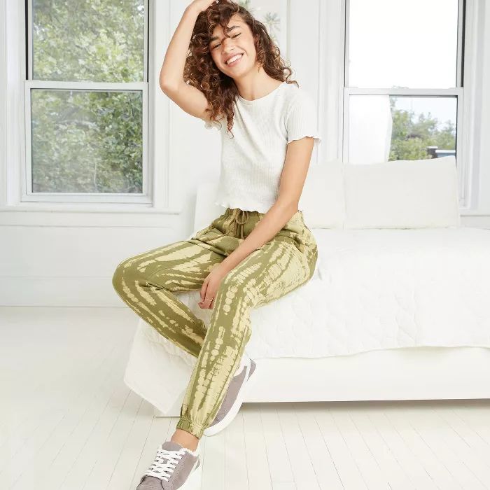 Women's High-Rise Vintage Jogger Sweatpants - Wild Fable™ | Target