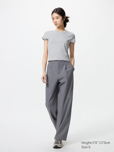 Bundfaltenhose (Wide Fit, lang) | UNIQLO (DE)