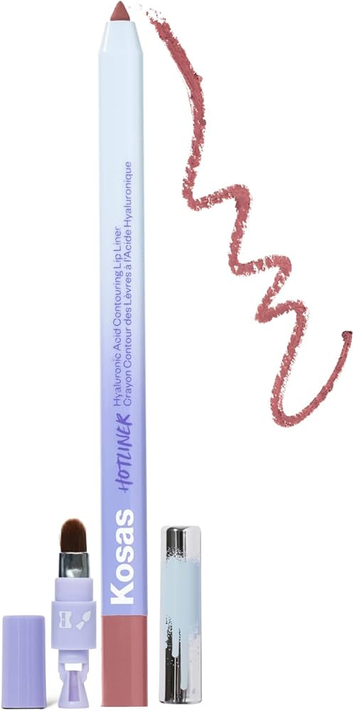 Kosas Hotliner Retractable Lip Liner Pencil with Built-In Brush & Sharpener - Easy Contouring, Hy... | Amazon (US)