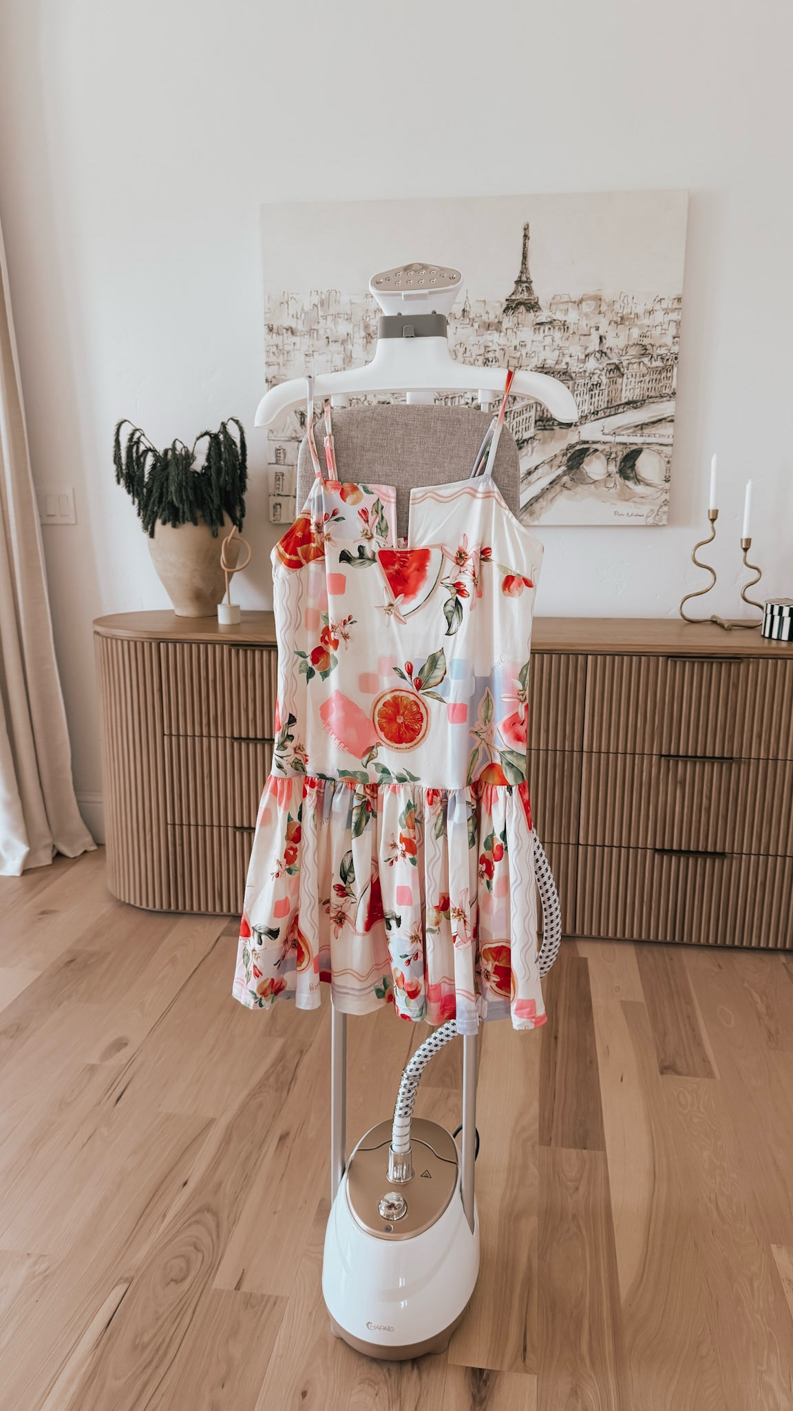 This standing clothing steamer is one of my new laundry day favorites!

It heats up in 30 seconds and also adjusts into an ironing board. It’s compact design makes it so easy to store 😘

#LTKHome