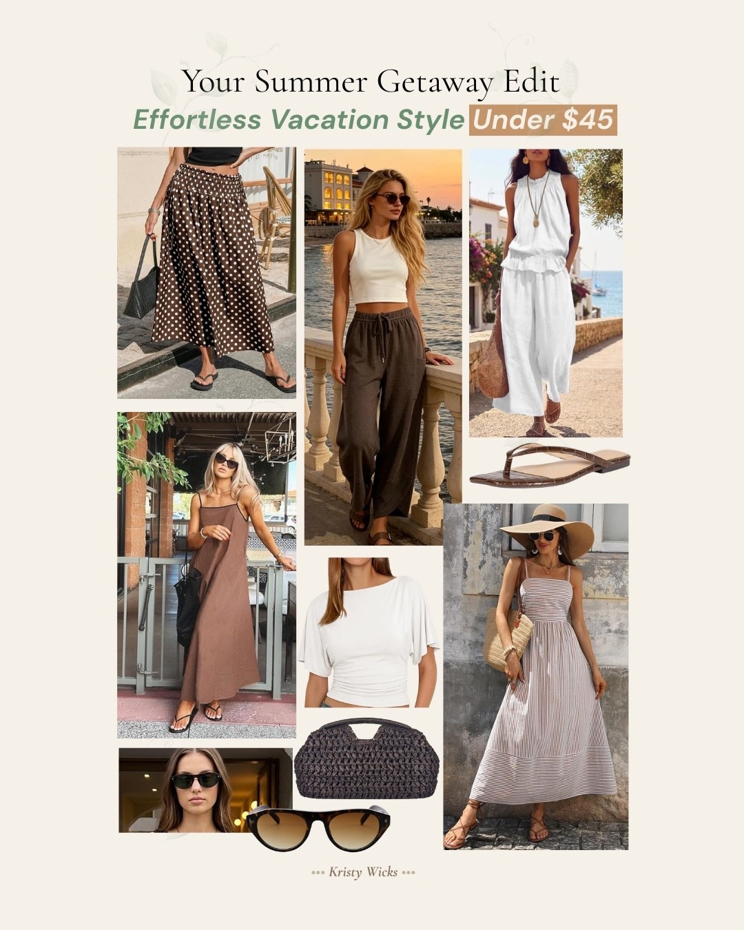 Your summer getaway edit! 
Effortless Vacation Style Under $45!

#LTKSaleAlert