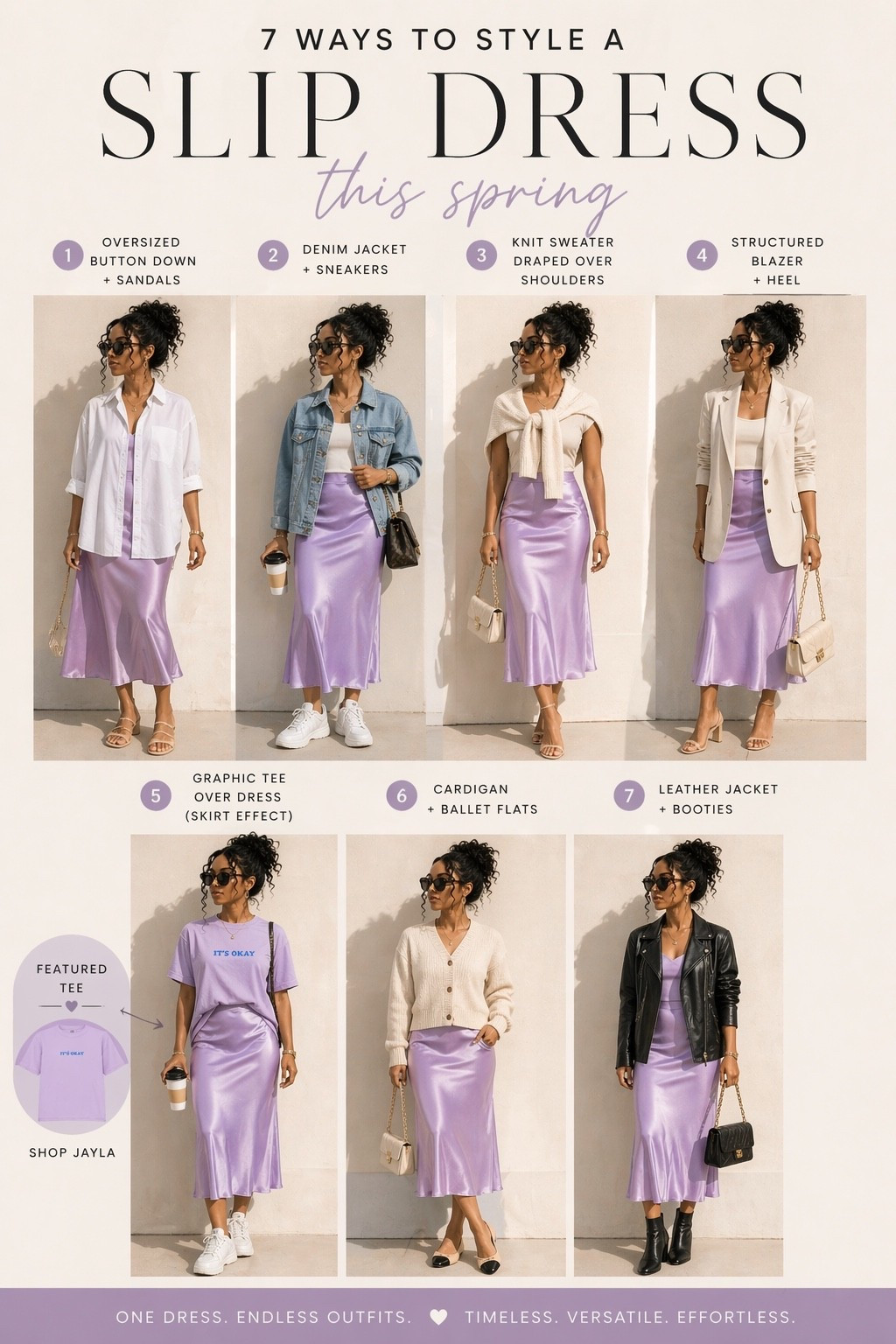7 Ways to Style a Slip Dress This Spring

One slip dress styled 7 easy ways for spring. Think sneakers, blazers, cardigans, graphic tees, and effortless layers. Affordable + elevated finds linked.

#LTKStyle #SpringOutfits #SlipDress

#LTKmomlife #LTKSeasonal