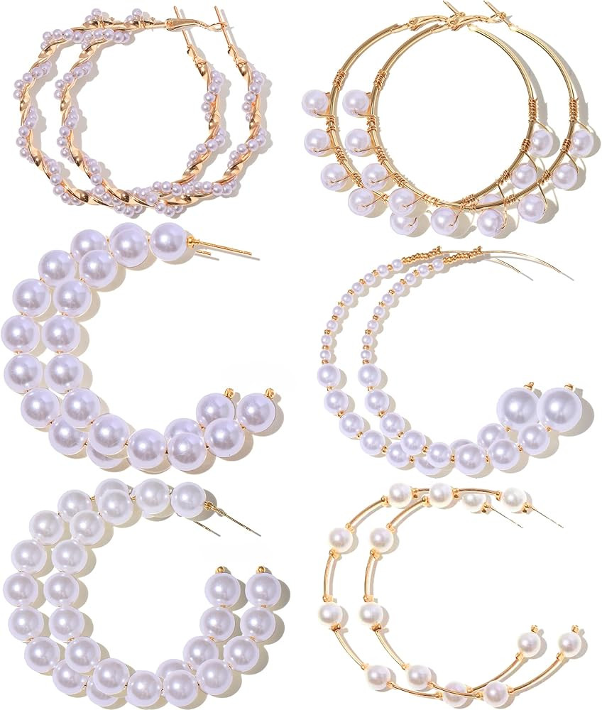 Pearl Hoops | Amazon (US)