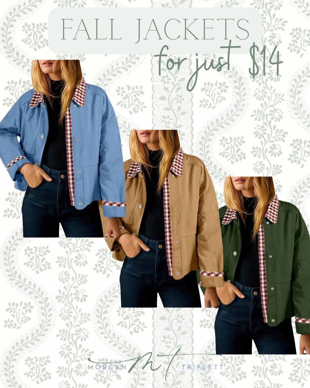 Women’s fall jackets just $14 

Women’s fashion, fall fashion, budget friendly 

#LTKSeasonal #LTKFindsUnder50 #LTKSaleAlert