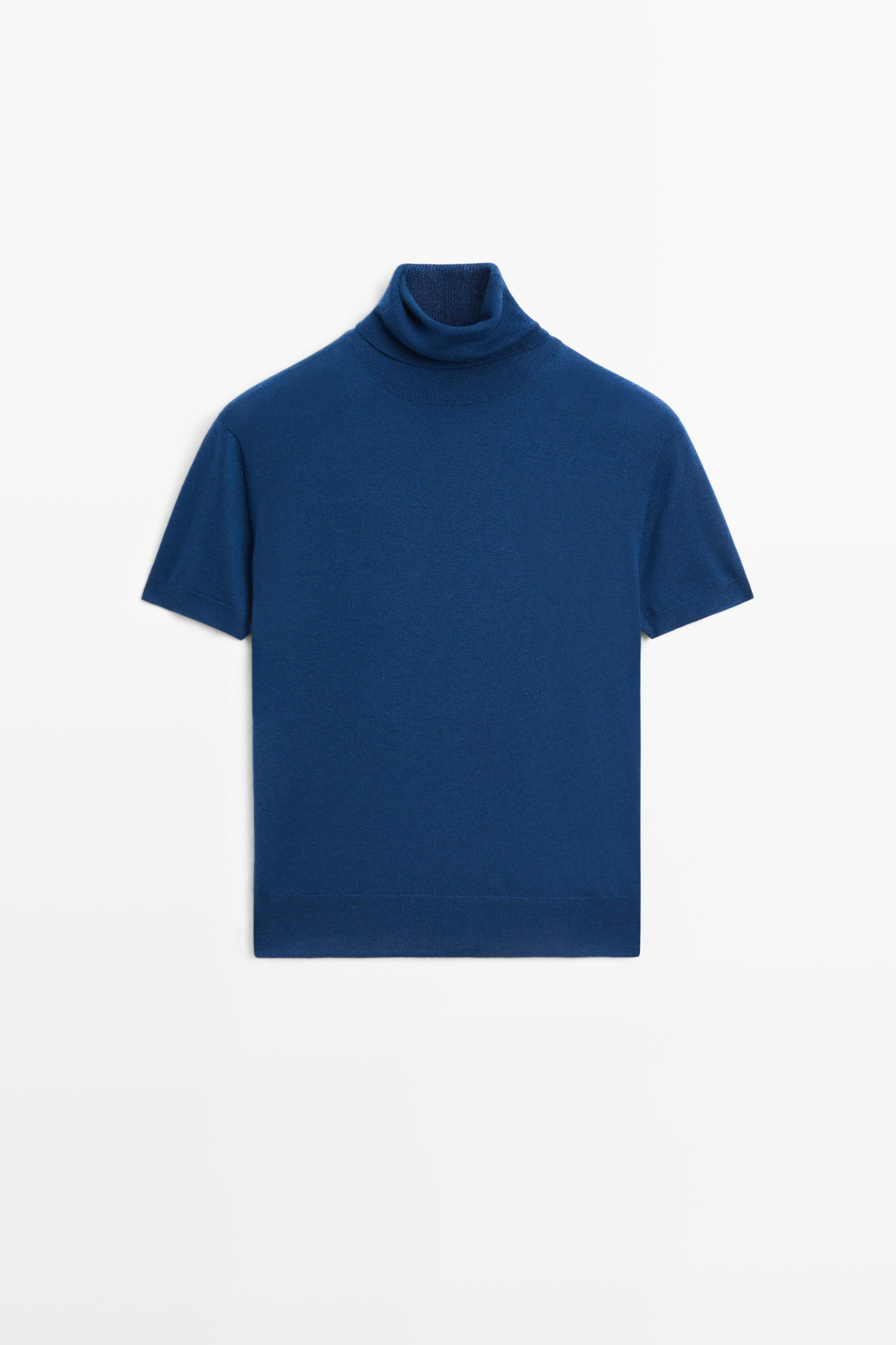 Turtleneck knit sweater | Massimo Dutti US