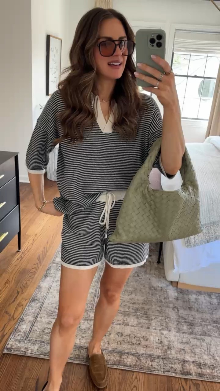 OOTD - such a comfy set for at home, errands, or a vacation. Love that it can be dressed up or down

code: LAURENR20 for my shoes & sitewide

#LTKdayinmylife #LTKootd