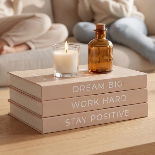 Decorative Books for Home Decor - Faux for Decoration Coffee Table | Book Shelf Decor | Entryway | Console Table - Modern Luxury Designer Decor Set - Decorative for Display | Amazon (US)