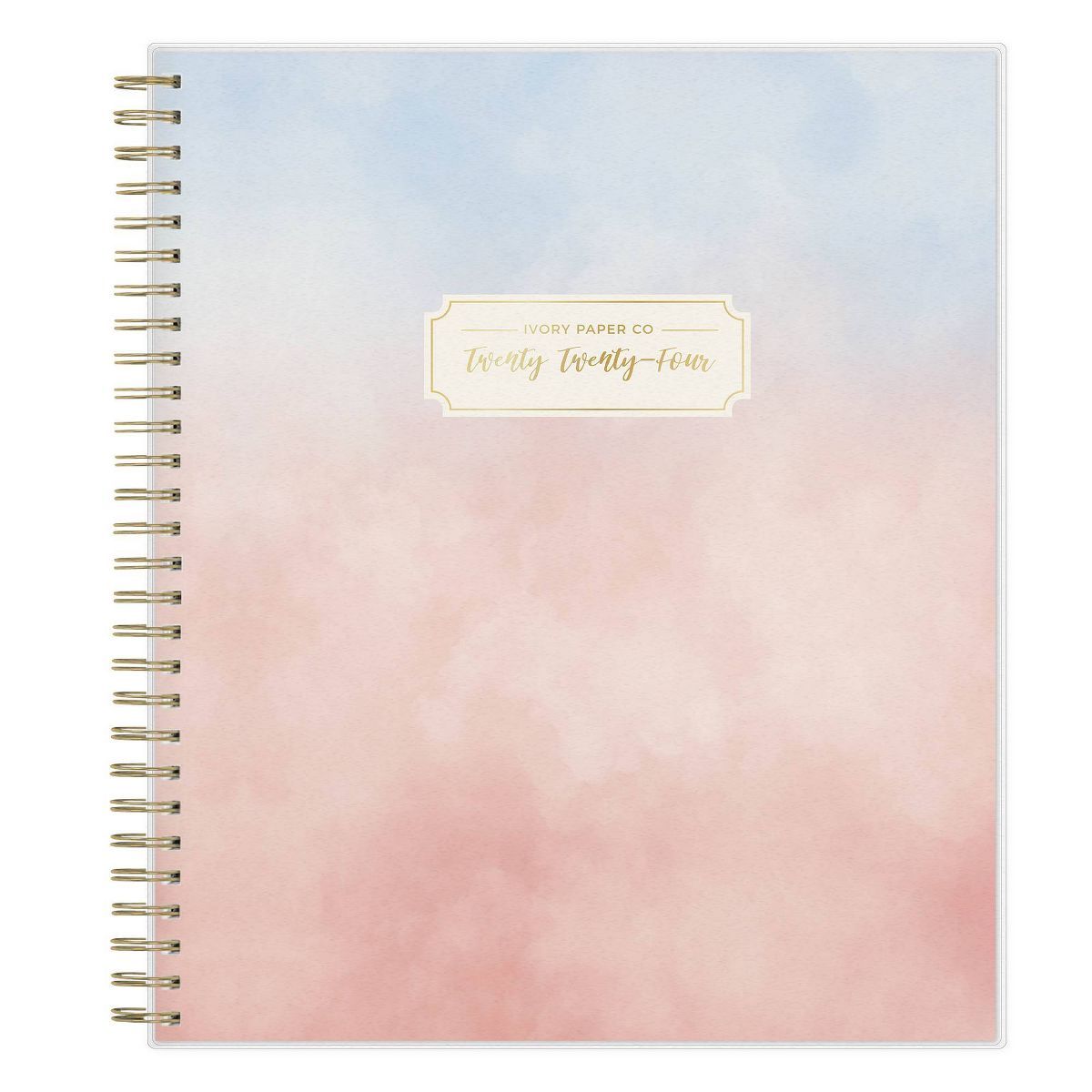 Ivory Paper Co 2024 Planner 10"x8" Monthly Wirebound Mariah | Target