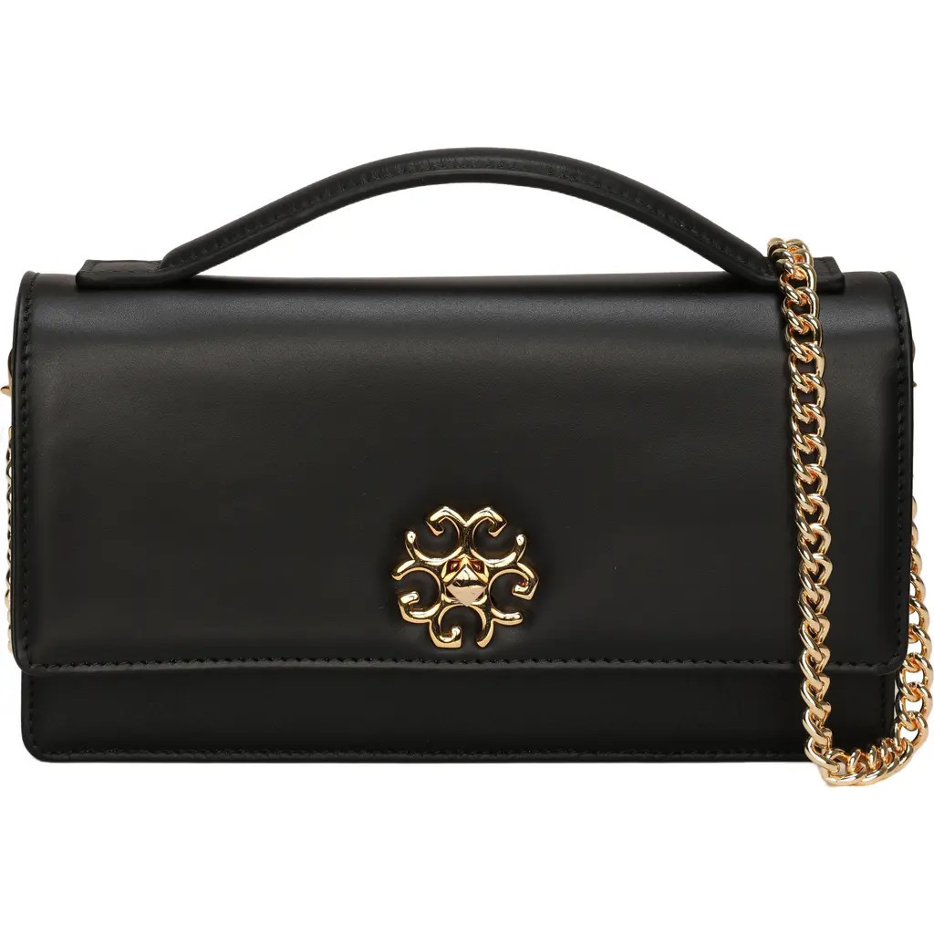 GORSKI Top Handle Purse with Crossbody Chain in Black at Nordstrom | Nordstrom