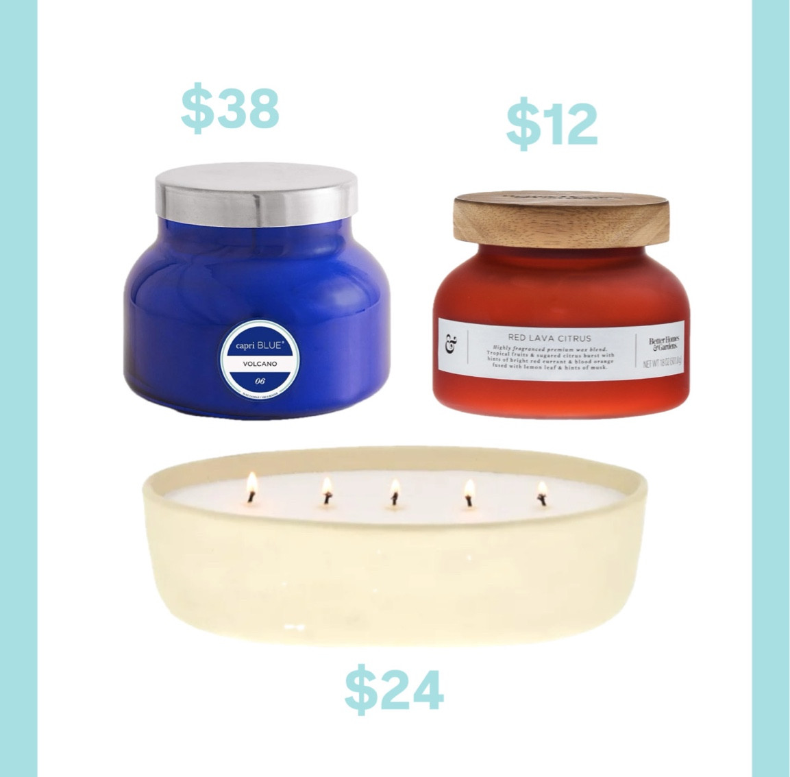 PRICE SWAP : VOLCANO CANDLE