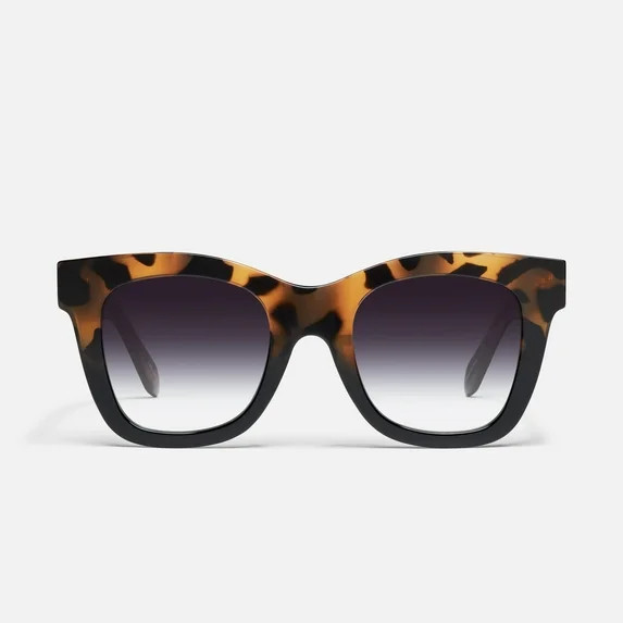 Quay Australia After Hours Square Sunglasses, Tort to Black/Black Fade Lens | Walmart (US)
