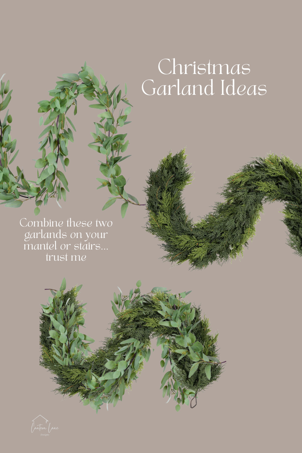 The best Christmas garland from Amazon. I've been using the eucalyptus garland for years now.  Great way to make any garland look fuller 
cedar garland, christmas garland 

 #LTKHoliday #LTKSeasonal #LTKHome
