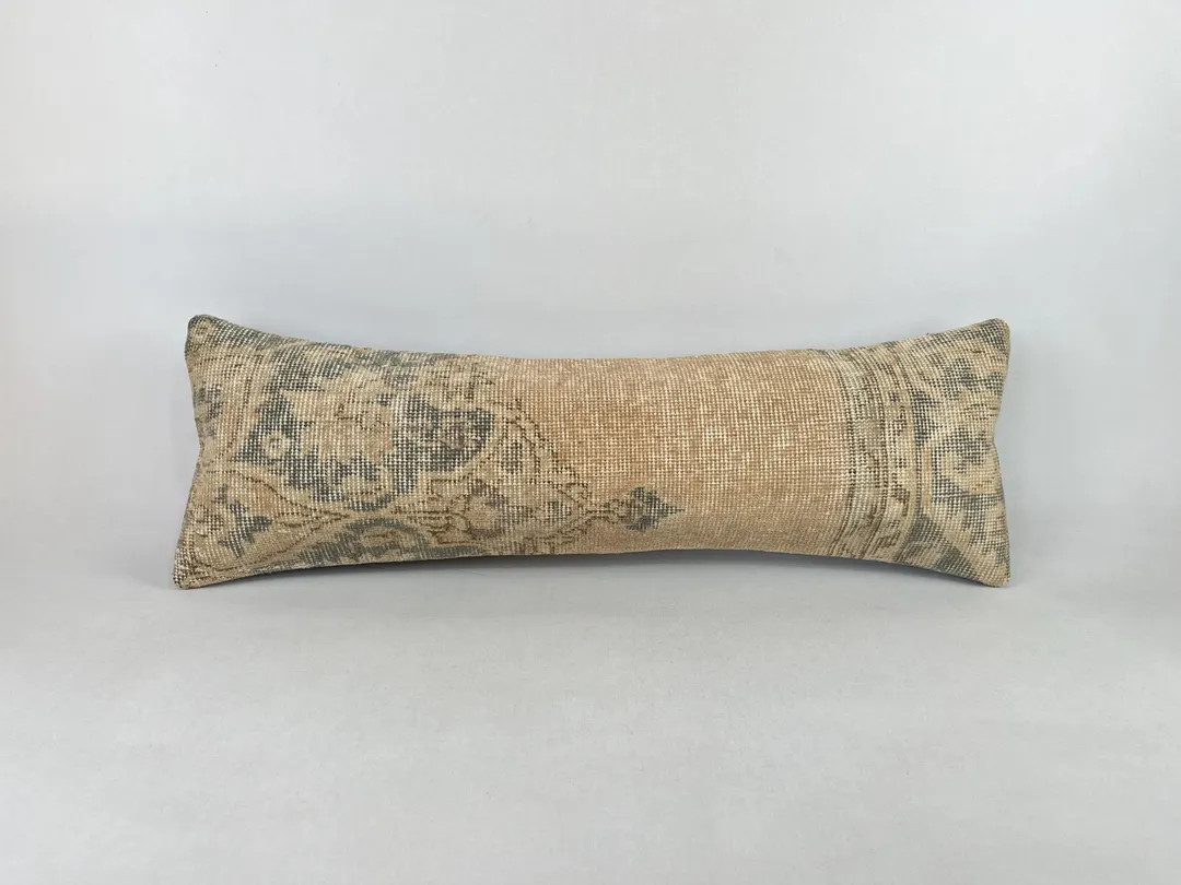 12x36 Long Lumbar Pillow, Unique Throw Pillow, Lumbar Pillow, Ethnic Pillow, Vintage Pillow, Benc... | Etsy (US)