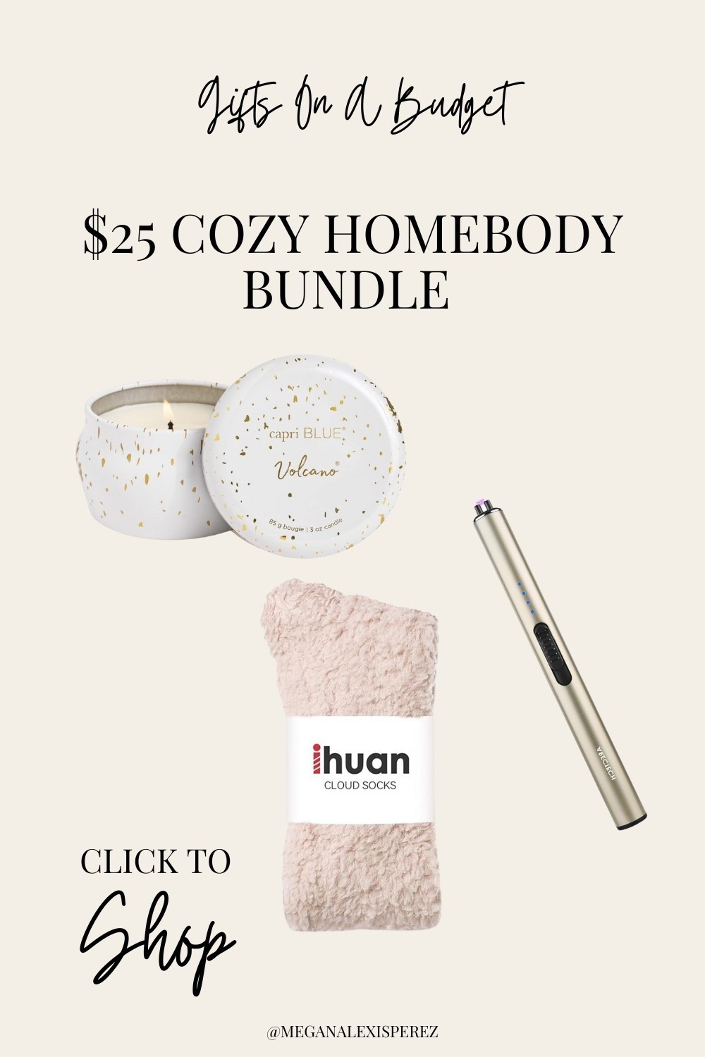 Aesthetic $25 cozy homebody gift bundle for anyone who loves warm nights in. Candle, cozy socks, aesthetic decor accents + neutral vibes. Perfect for hostess gifts or home-loving moms. 

#LTKHome #LTKGiftGuide #LTKHoliday