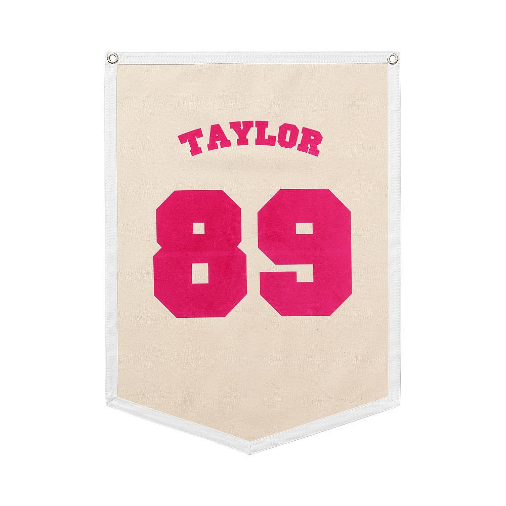 Personalized Varsity Number Pentagon Flag | Pottery Barn Teen