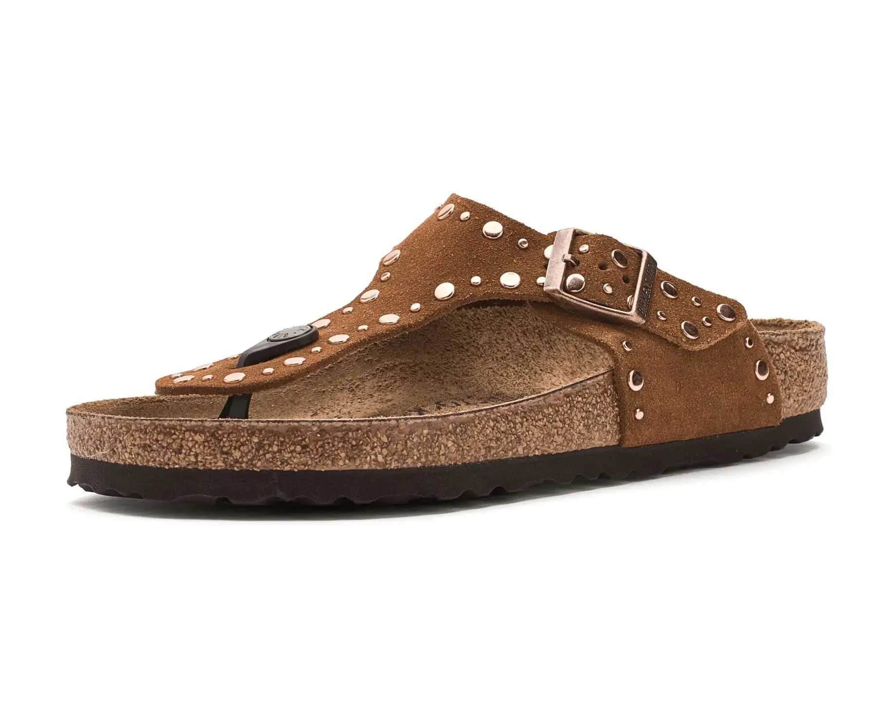 Women's Birkenstock Gizeh Rivets - Suede | Zappos.com