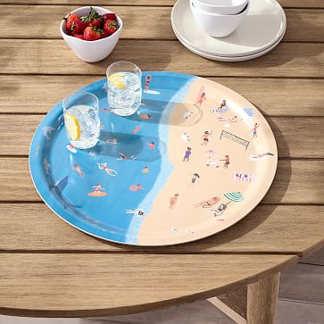 Summer Activities Wood Tray | West Elm (US)
