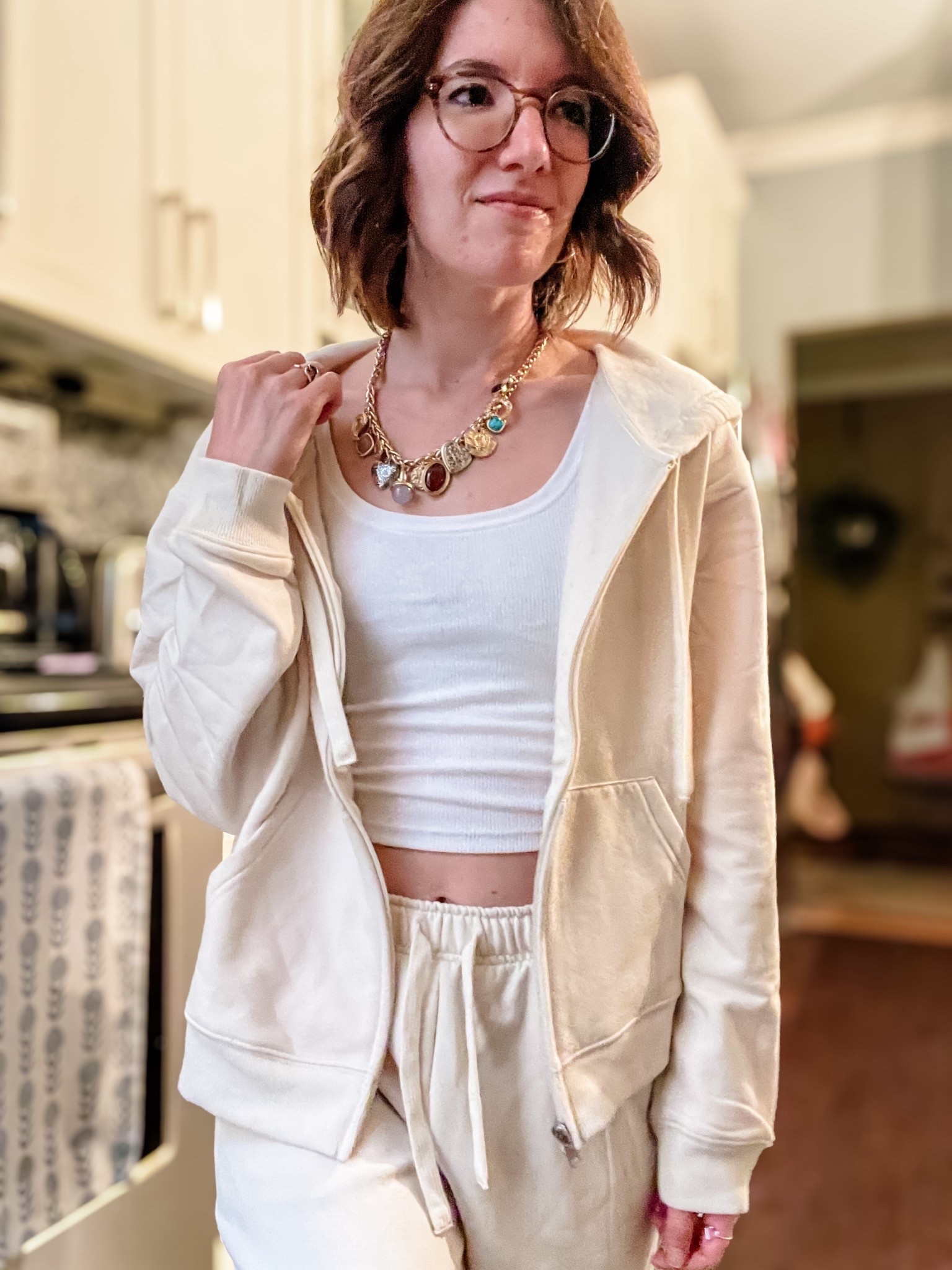 Zip up: TTS,I sized up
Tank: TTS, but I sized down. Cause that’s all that had 