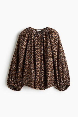 H & M - Oversized Blouse - Beige | H&M (US + CA)