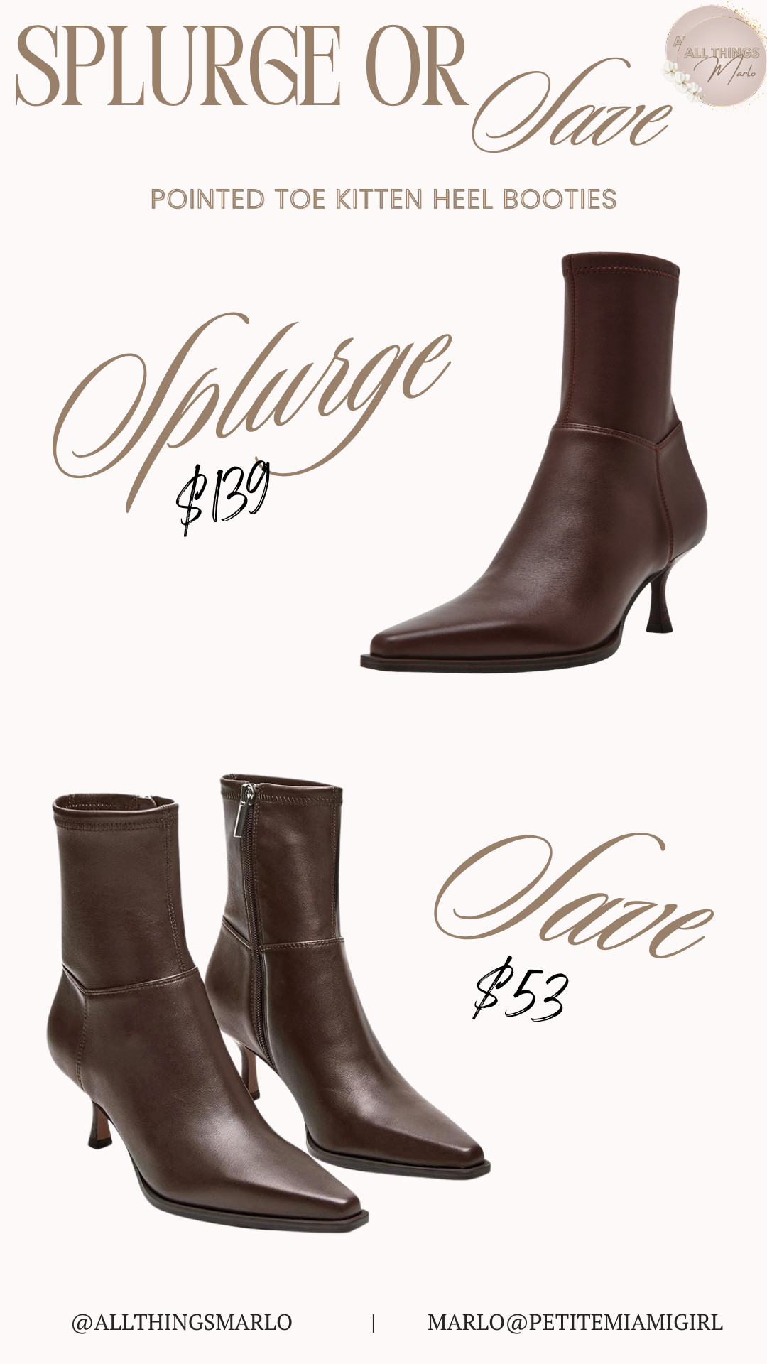 Pointed Toe Kitten Heel Booties 

 #LTKHoliday #LTKSeasonal #LTKSaleAlert