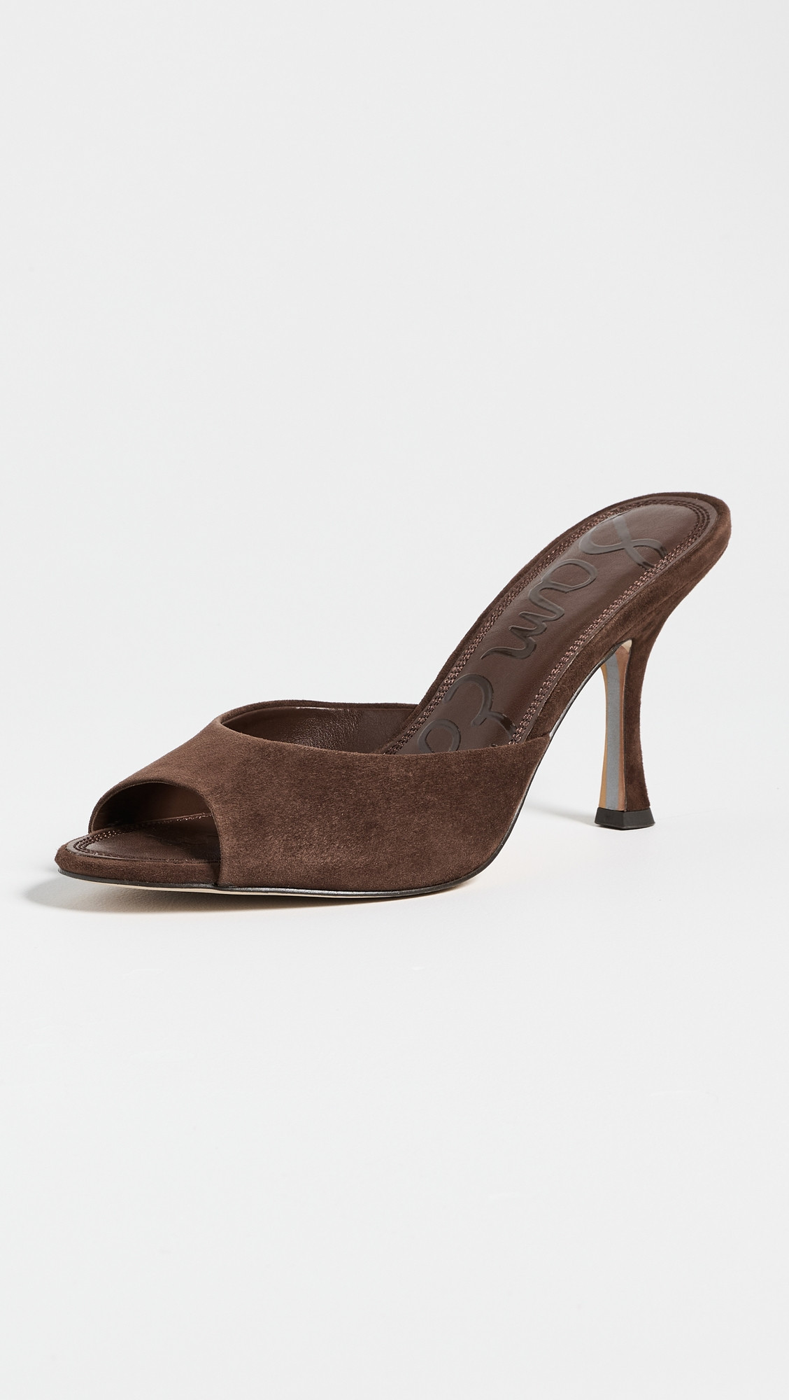 Sam Edelman Jeanie Sandals Java Brown Suede 6 | Shopbop