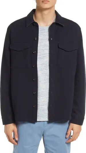Cotton Blend Shirt Jacket | Nordstrom