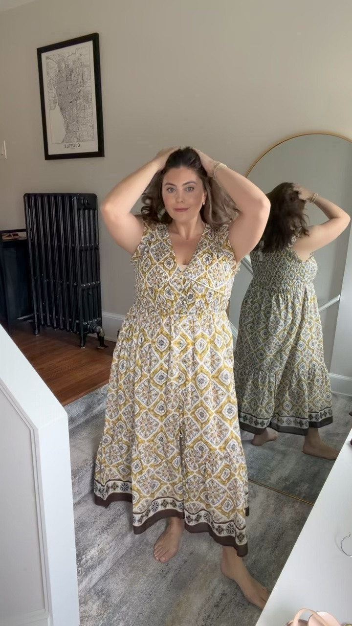 Wearing size 1X in everything except Tobie mini dress (2X), matching blue set (XL), and Kallie dress (XL). Use CARALYN20 through 5/10 for 20% off orders $100+ @Anthropologie

#LTKSeasonal #LTKMidsize #LTKSwim