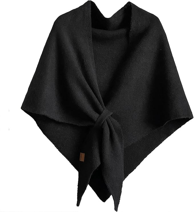 Shawl Wraps for Women,Pashmina Wraps for Women,Wrap Cardigan Cape Wool Cashmere Shoulder Top Swea... | Amazon (US)