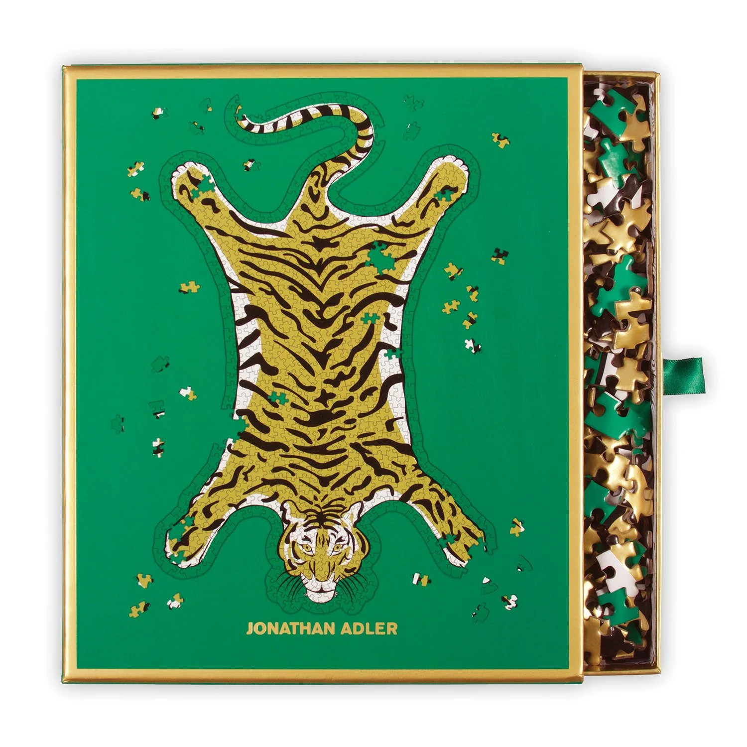 Jonathan Adler Safari 750 Piece Shaped Foil Jigsaw Puzzle | Galison