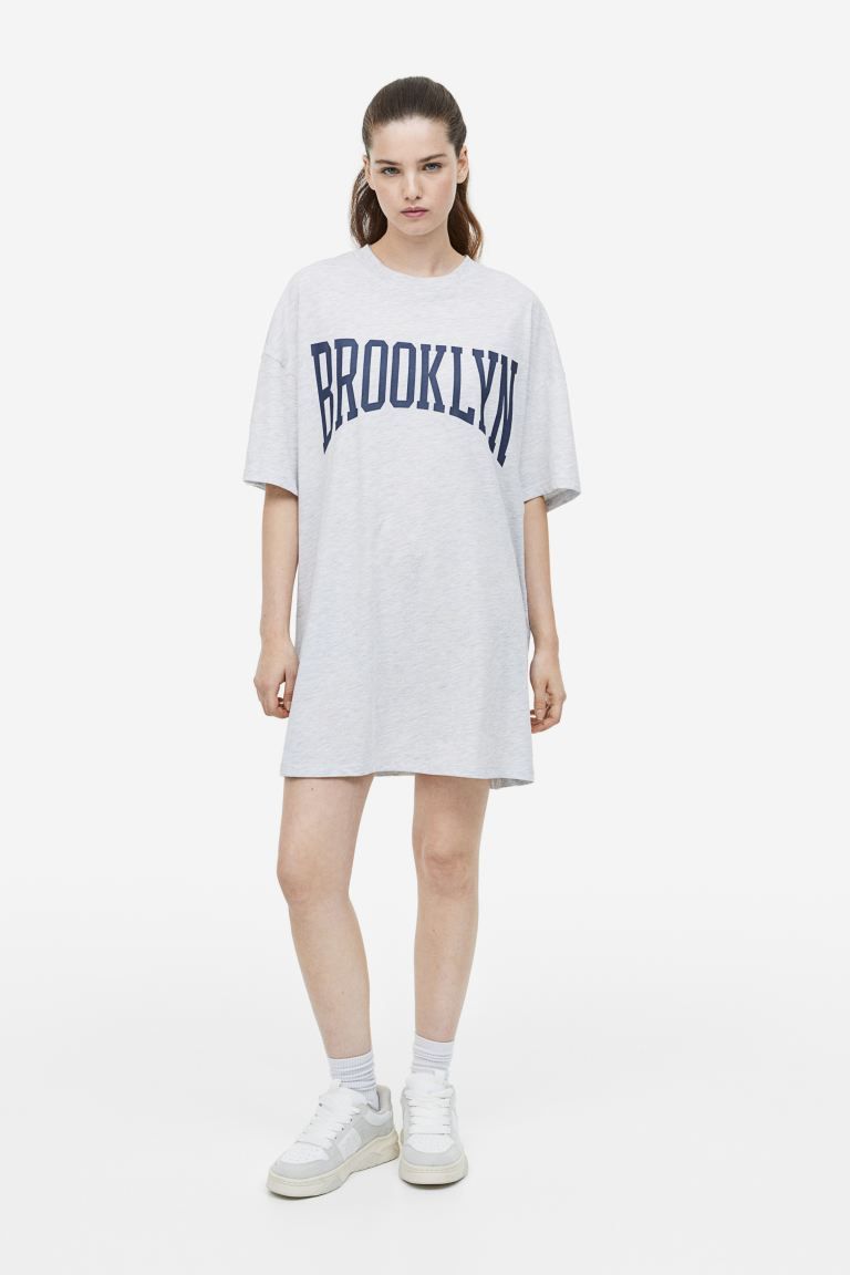 Oversized Printed T-shirt Dress | H&M (US)