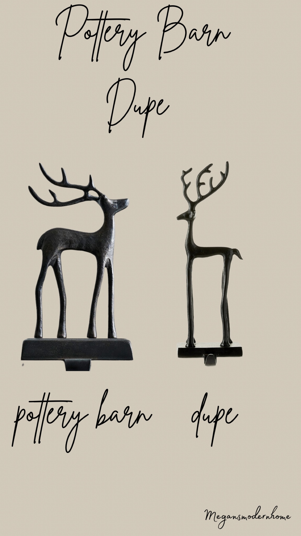 Pottery barn stocking holder dupe! 🌲🤍

#LTKHoliday #LTKHome #LTKSeasonal