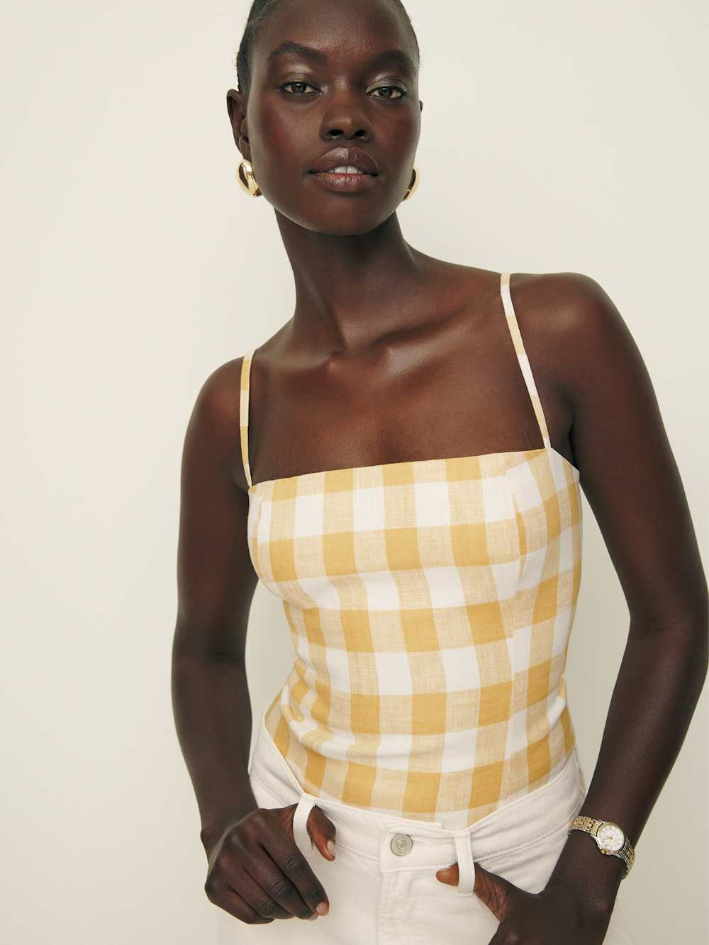 Overland Linen Top | Reformation (Global)