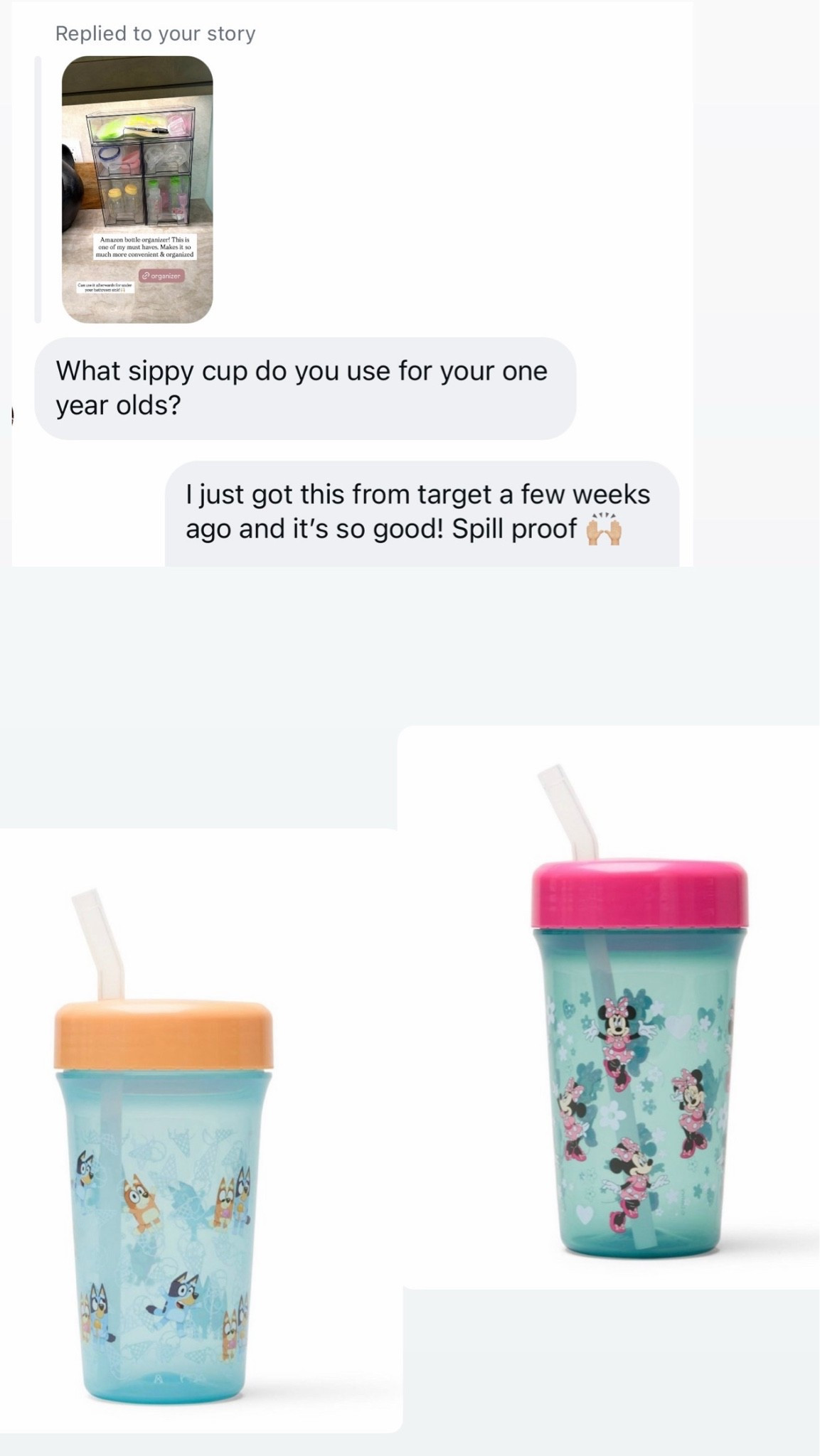 Favorite sippy cups for my 1 year old. Spill proof!

#LTKKids