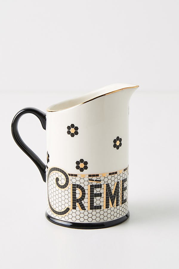 The Bistro Tile Stoneware Creamer | Anthropologie (US)