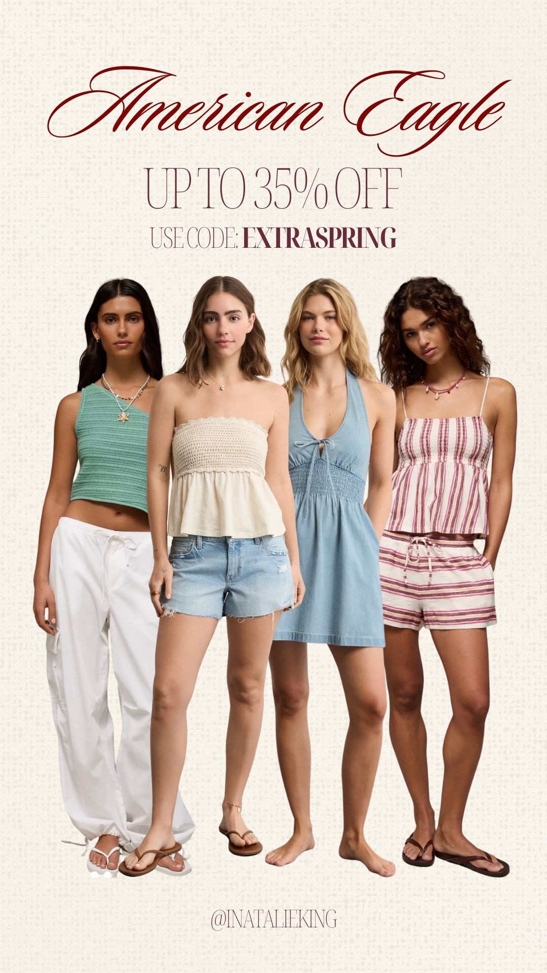 Use code EXTRASPRING for up to an extra 35% off sale!!!

#LTKSaleAlert #LTKSeasonal #LTKootd