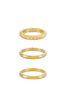 MIRANDA FRYE Colleen Stacking Rings in Gold from Revolve.com | Revolve Clothing (Global)