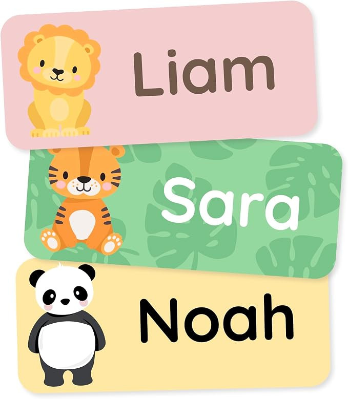 Personalized Name Labels for Kids (60) – Clothing Labels & Daycare Labels – Custom Waterproof... | Amazon (US)