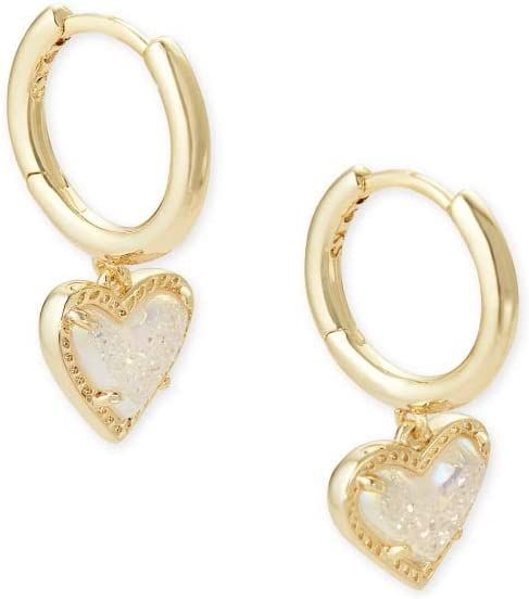 Kendra Scott Ari Heart Huggie Earrings for Women, Fashion Jewelry | Amazon (US)