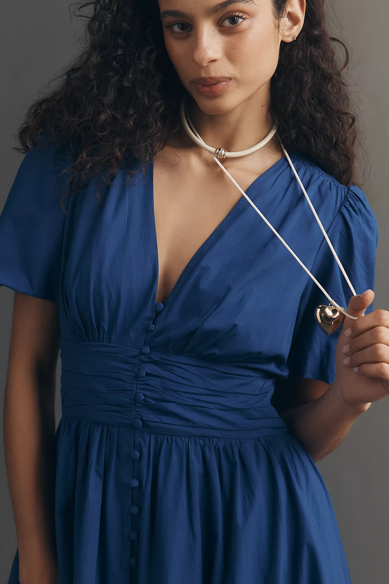 The Katerina Button-Front Dress | Anthropologie (US)