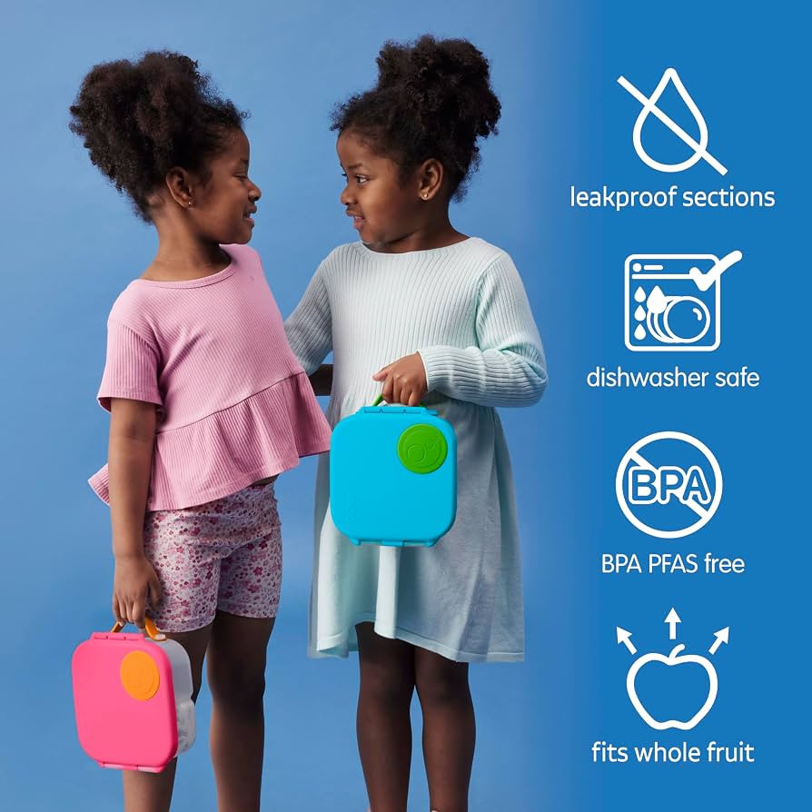b.box Mini Lunch Box, Snack Containers for Kids, Lunch Box Kids, 4.25 Cup | Amazon (US)