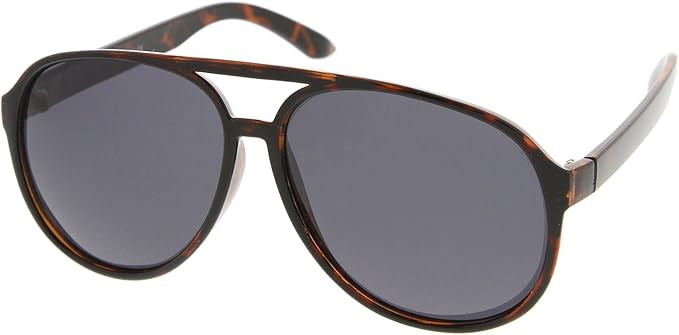zeroUV - Retro Large Plastic Aviator Sunglasses with Blue Blocking Driving Lens Ditka Hangover Al... | Amazon (US)