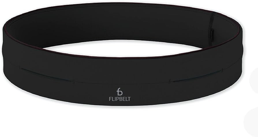 FlipBelt Classic Running Belt, Running Fanny Pack for Women and Men, Non Chafing Waist Band Pack ... | Amazon (UK)