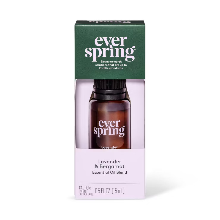 Lavender & Bergamot Essential Oil Blend - 0.5 fl oz - Everspring™ | Target