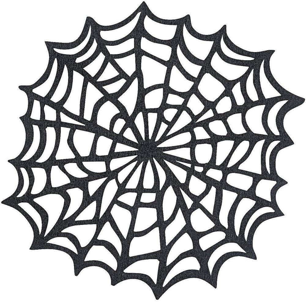 Halloween Spider Placemats Set (Set of 6) Halloween Table Decor | Amazon (US)