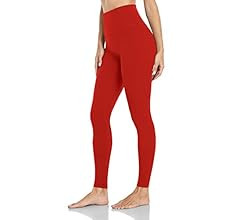 HeyNuts Essential Full Length Yoga Leggings, Women's High Waisted Workout Compression Pants 28'' | Amazon (US)