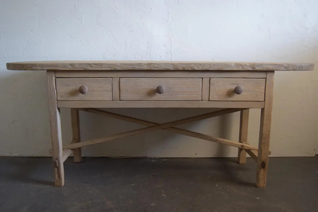 Solid Wood Sofa Table With Drawers 72" L - Etsy | Etsy (US)