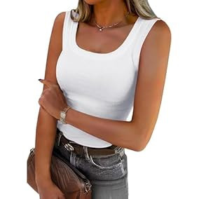 SVALIY Summer Womens Tank Tops... | Amazon (US)