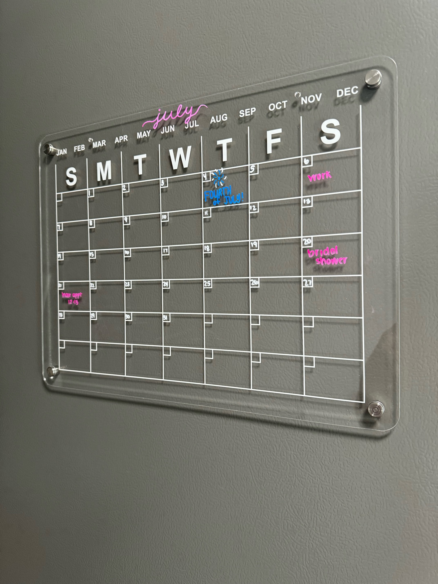 found this acrylic calendar with magnets for the side of the fridge on Amazon 

home finds | calendar | chalk markers | organization | planner 


#LTKfamily #LTKhome #LTKSeasonal